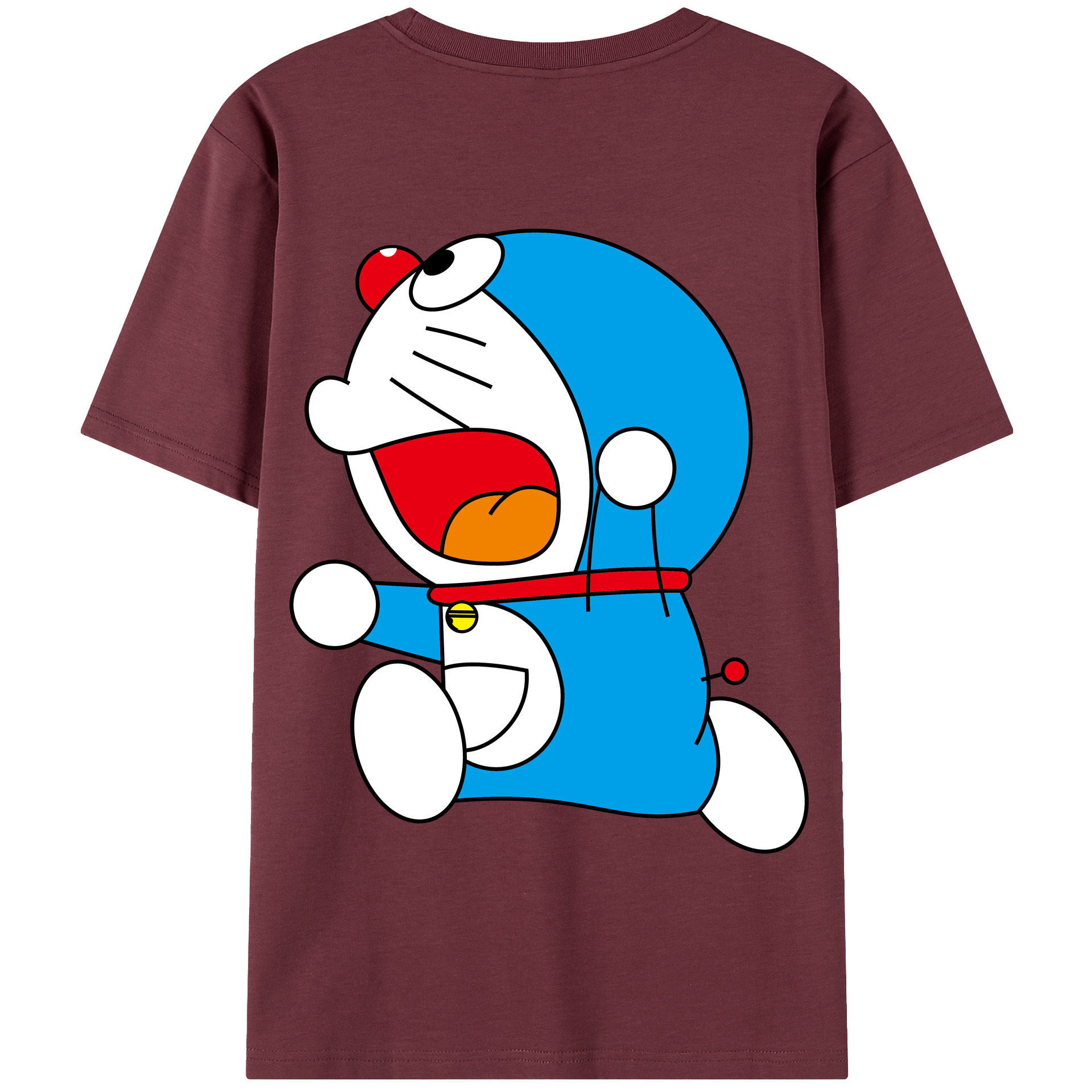 （画像用） ドラえもん Doraemon 綿100％半袖Tシャツ（背面プリント）